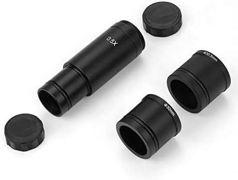 Adaptador de lente, adaptador de montagem c sólida, aumenta a transmitância preta para microscópio