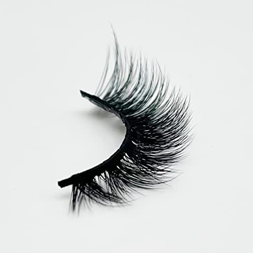 Hbzgtlad Novo 5Pairs Cat Eye Lashes Faux Mink Tylehes Ended End Eyong ELONG Natural Longo Full Strip Lashes Extensão