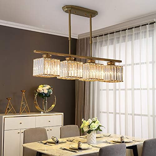 Omoons E27 LED LED LUZ DE TETOLHO, Lâmpada de Dullighting Rustic para a sala de jantar da sala de estar, lustre de cristal