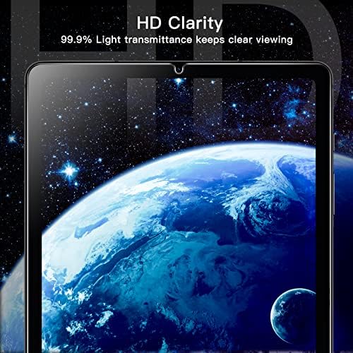 Protetor de tela JETECH para Samsung Galaxy Tab S6 Lite com fácil estrutura de instalação, filme de vidro temperado 9H, HD Clear, 2-Pack
