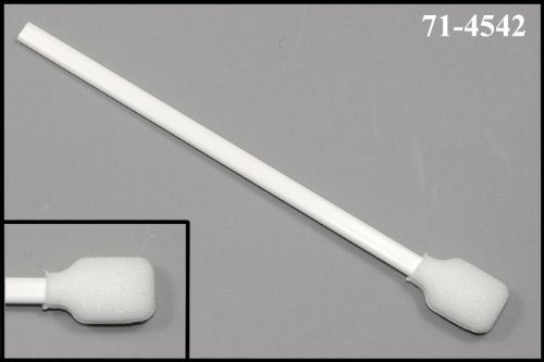 Swab de espuma de luva quadrada de 6 para eletrônicos, impressoras e limpeza por swab-its: 71-4542