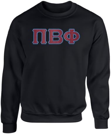 Moda Grega Pi Beta Phi Swill Letter Crewneck Sweatshirt