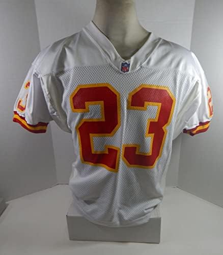 Kansas City Chiefs 23 Jogo emitiu White Jersey 42 DP32754 - Jerseys de Jerseys usados ​​na NFL não assinada