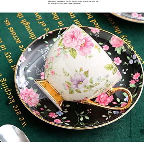 Wionc Pastoral Flor Bone China Conjunto de chá de porcelana conjunto