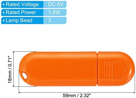 Patikil USB Night Light, 8 Pack Plug-in portátil Puxado de lumin