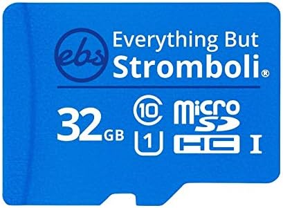 Tudo, exceto o cartão de memória microSD de 32 GB de Stromboli para crianças, classe 10 U1 UHS-1 SDHC Memory Card 32g com adaptador