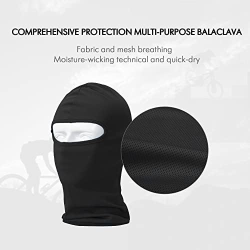 Sua escolha Balaclava Skull Motorcicleta Máscara de Esqui Facial Full, Chapéu Protetor de Proteção UV à prova de vento respiratória