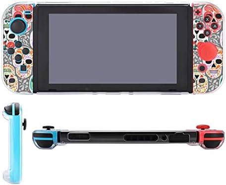 Casca de capa de proteção de cálvulas de aquarela para o controlador de console de jogos de switch lite com garras de polegar