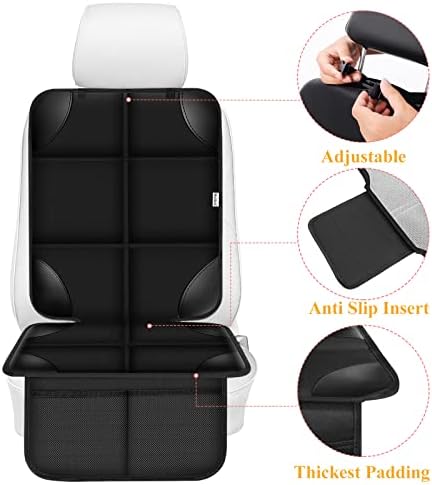 Protetor de assento de carro meolsaek, o apoio não deslizante não deixará a impressão, o protetor de assento de carro mais grosso para