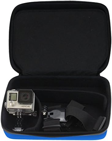 Navitech Blue Heavy Duty Rugged Case/capa compatível com a câmera de ação do Goxtreme Rallye WiFi