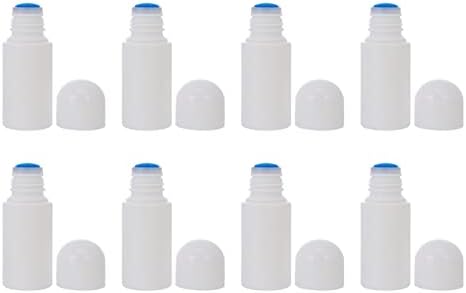 Garrafas de plástico de calaron com esponja de esponja Aplicator de garrafa de garrafa da cabeça da cabeça da garrafa na viagem de aplicativo Use （8pcs）
