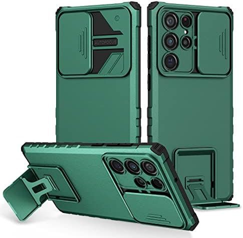 Caixa de proteção telefônica Caso de silicone Kickstand Compatível compatível com o Samsung Galaxy A52 4G/5G/A52S,