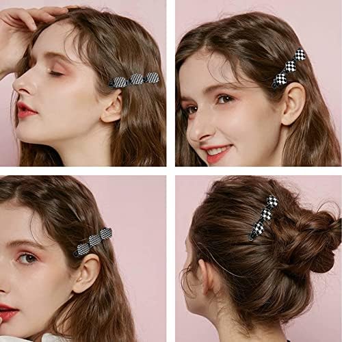 8pcs clipes de cabelo trançados para mulheres clipes de cabelo de cristal brilhante clipes de cabelo, clipes de cabelo de cristal