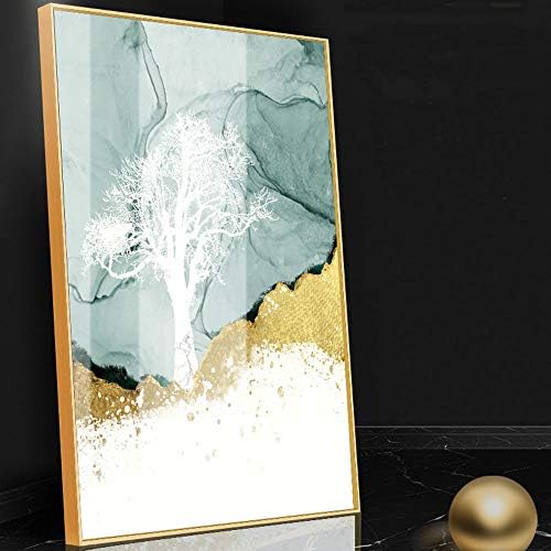 TYXL Pintura de porcelana de cristal preto de estilo minimalista nórdico
