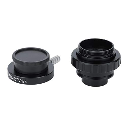 Adaptador de lentes de montagem C três vezes o efeito de aumento do microscópio Acessórios CTV 1/3 Adaptador para microscópio