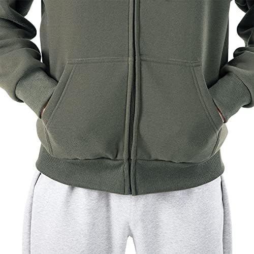 Hoodies de lã para homens zíper leves de manga longa de primavera ativa jaquetas de homens esportes de zíper completo