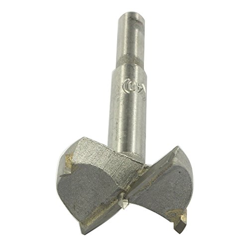8,5 mm de haste 40 mm de corte de corte de liga dura de dobradiça hinge bit bit/forstner bit wood choring tool - prata