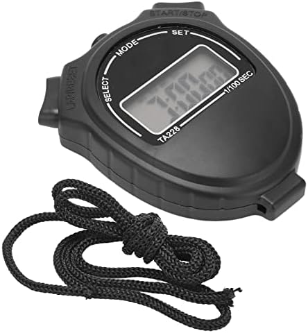 Vifemify TA228 Multifuncional portátil Timer de parada digital cronógrafo para treinamento esportivo ao ar livre