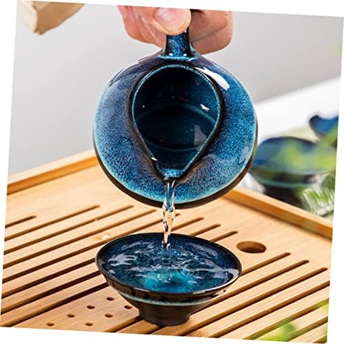 Bestonzon 2 sets domésticos xícaras delicadas porcelianas lisos com chá de café pote de chá japonês de chá japonês -ml xícara