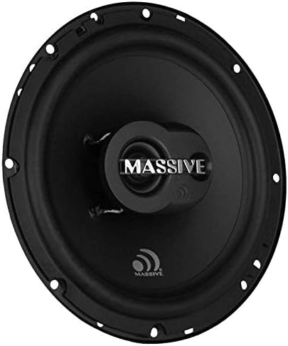 MURSIVE AUDIO MX65S - 6,5 polegadas, 100 watts Max, 50 watts RMS, alto -falantes coaxiais da série MX, tweeters de fluido
