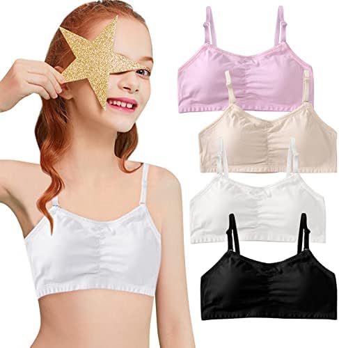 Roupa íntima Yistu para femininos Pijama de roupas íntimas de sutiãs para meninas para garotas SPRAS AJUSTÁVEL SPRAS 8-10 10-12 12-14