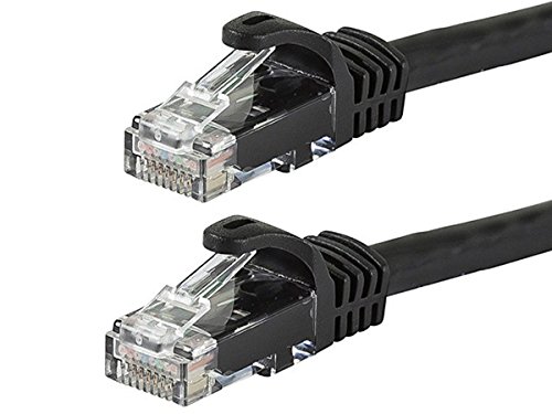 MONOPRICE 109791 Flexboot Cat6 Ethernet Patch Cable - Rede de Internet Cord - RJ45, encalhado, 550MHz, UTP, fio de cobre nua puro,