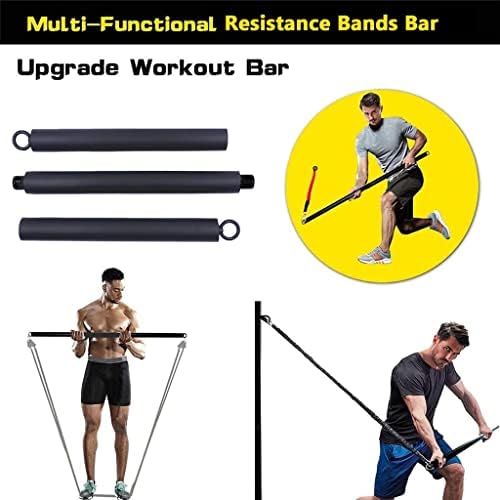 Bandas de resistência de 200 lb configuradas com ginástica em casa Pilates Multifunction para exercício de treino de corpo inteiro muscular