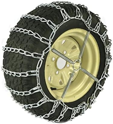 A ROP SHOP | 2 Corrente de pneus de ligação para Toro 18x8.5x8 Frente e 25x12x12 Tractor de pneu traseiro