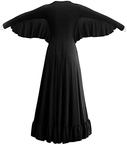 Mulheres imekis Angel Wings Louve Dan Dress Dress Liturgical Dance Lowes Costume Fantas Fantas