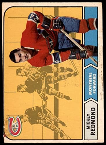 1968 O-Pee-Chee # 64 Mickey Redmond Canadiens Fair Canadiens
