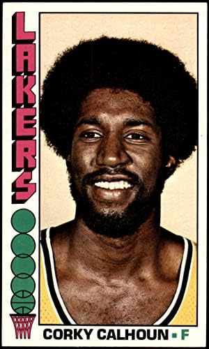1976 Topps # 12 Corky Calhoun Los Angeles Lakers NM+ Lakers U Penn