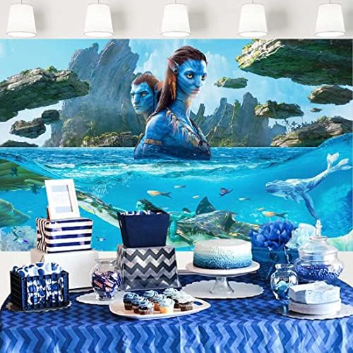Cenário de tema do filme avatar para festa subaquática Ocean Island Antecedentes o caminho da faixa de aniversário de crianças