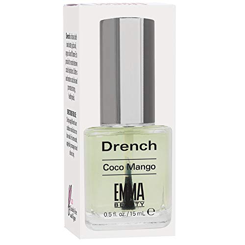Emma Beauty Drench Cutticle Oil, o óleo penetrante profundo nutre, protege, hidrata e revitaliza as unhas e cutículas,