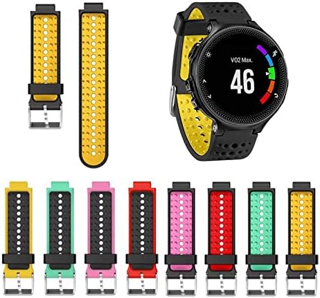 WTukmo Soft Silicone Watch Strapting Substacting Welt Watch Band para Garmin Forerunner 220/230/235/620/630 WatchBand With Tools