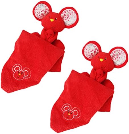 Kisangel 2pcs Rat Security cobertor macio bebê apaziguamento cobertores calmantes cobertores sensoriais infantil brinquedo de boneca