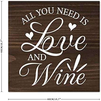 Sinal de Valentine Você sempre será meu parceiro em Wine Wood Signs Decor Home Citações Românticas Sign Rústico Para