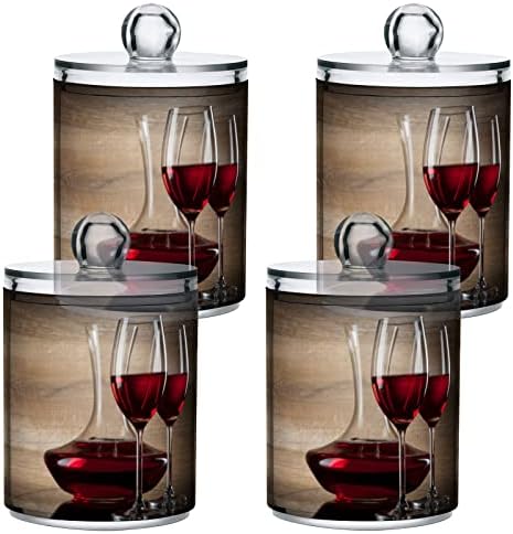 INNEWGOGO VINHO COMBOLO DE VINHO 2 PABOLA DISPENSIDADE DO DISPENSIDOR DE BOLA DO CULTONDER Organizador Plástico Clear Jars com