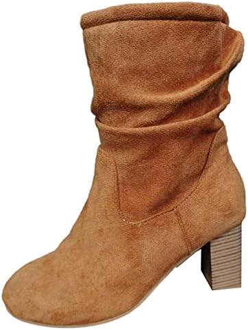 BOOK CLÁSCIL CORBIO PARA MULHERES JACO DE MULHEROS ROUTO ROUNO TOE CASUAL BOOT MENTO BOTO BRITÂNICO BOOT Western Cowboy