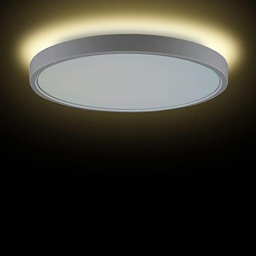 NOVEX LED LED LIGHT LUZ DO TETOMENTO COM luz noturna, luz frontal de 5000k com luz de fundo, Ultra-Finem 11,5 polegadas