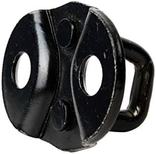 X-Dree Black Porta Bloqueio HASP GANHOS GRABES DE 6,5 x 4,5 x 3,8 cm (trava de trava de porta preta Hasp grapas para ganchos 6,5 x 4,5 x 3,8 cm
