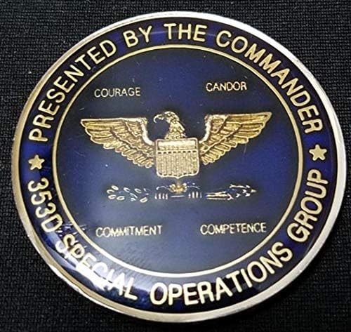 USAF AFSOC 353D Special Operations Group Commanders Challenge Coin