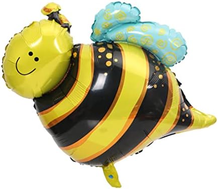 Mornendew 4 PCs sapo abelha joaninha balões de carpinia de caracol para crianças animais de festa temática festa de festas de