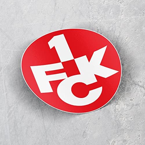 Kaiserslautern FC Alemanha de futebol de futebol adesivo de vinil decalque - lado mais longo 3 ''