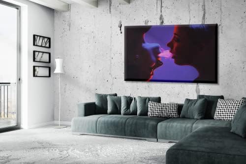 EGD ACRILICO ACRILICO ARTE MODERNA DE PAREDE, NEON BRILHO - Série sensual - Design de interiores - Arte da parede de acrílico