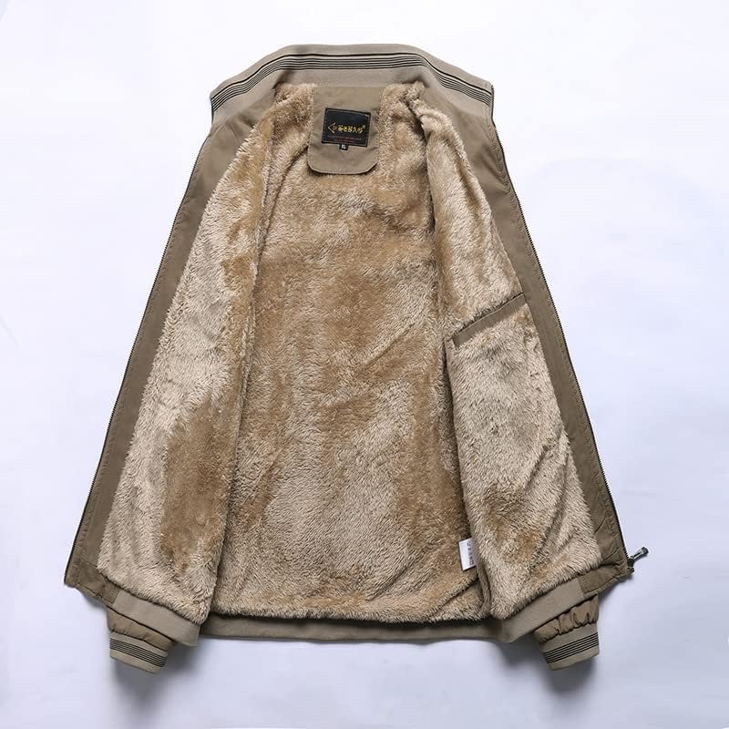 Jinfuhao Autumn Men Jackets Cotton Casual Vintage Vestes quentes casacos lã de inverno Jaqueta quente Men