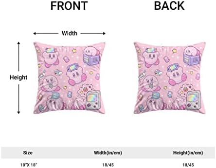 Caixa de travesseiro de Christieahodge-Cartoon 18 x 18 polegadas travesseiros, impressão de dupla face para estofamento de sofá de carro em casa rosa christiea-66