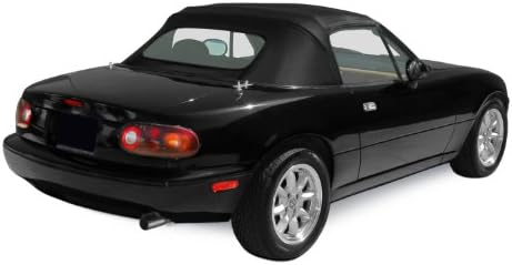 Sierra Auto Tops Substituição superior conversível para Mazda Miata MX5 1990-2005, Tela Stayfast, Black