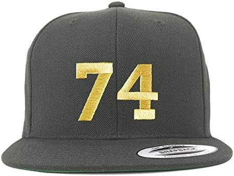 Trendy Apparel Shop número 74 Gold Thread Bill Snapback Baseball Cap