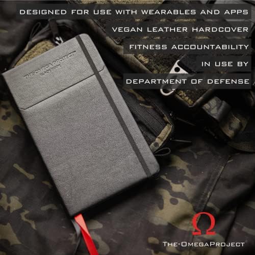 The -OmeGaProject The Black Book Training Journal + The Nutrition Journal criado pelas Forças de Operações Especiais dos EUA
