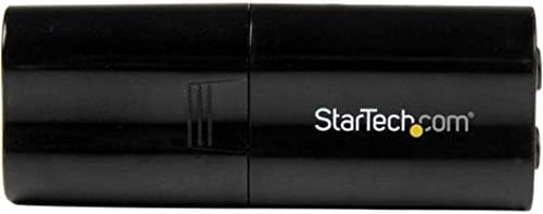 Startech.com Card de som USB - adaptador de áudio de 3,5 mm - cartão de som externo - preto - cartão de som externo